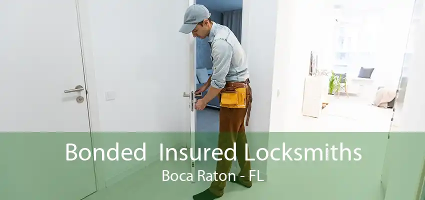 Bonded  Insured Locksmiths Boca Raton - FL